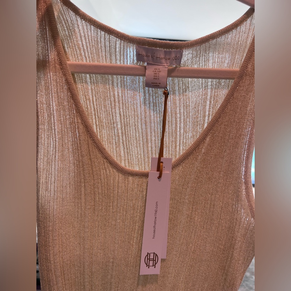 NWT House of Harlow 1960 Shimmering Top